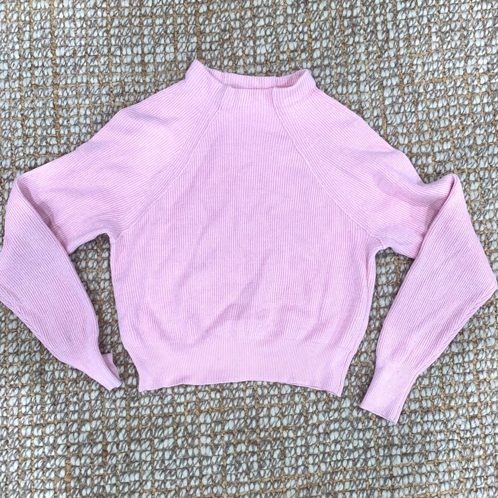Free People Too Good Sweater PINK - Picture 2 of 3